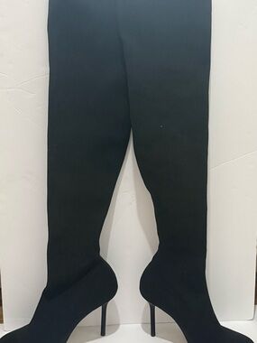 Aldo Black Over-the-Knee Stiletto Boots